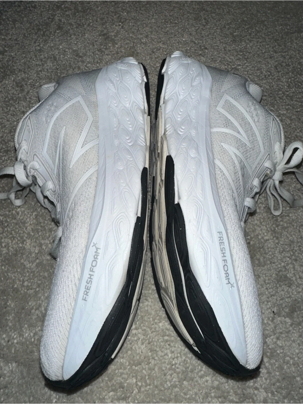 New Balance Women's White Fresh Foam Athletic Sneakers